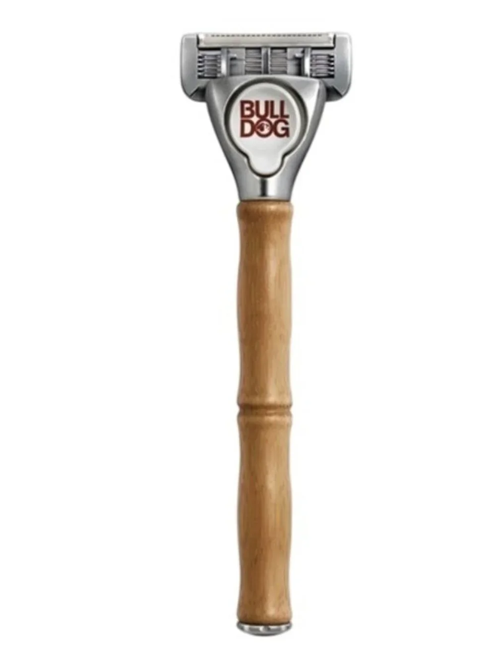 Bull Dog Original Bamboo 5 Blade Razor Bamboo Handle Includes 2 Steel Blades Men